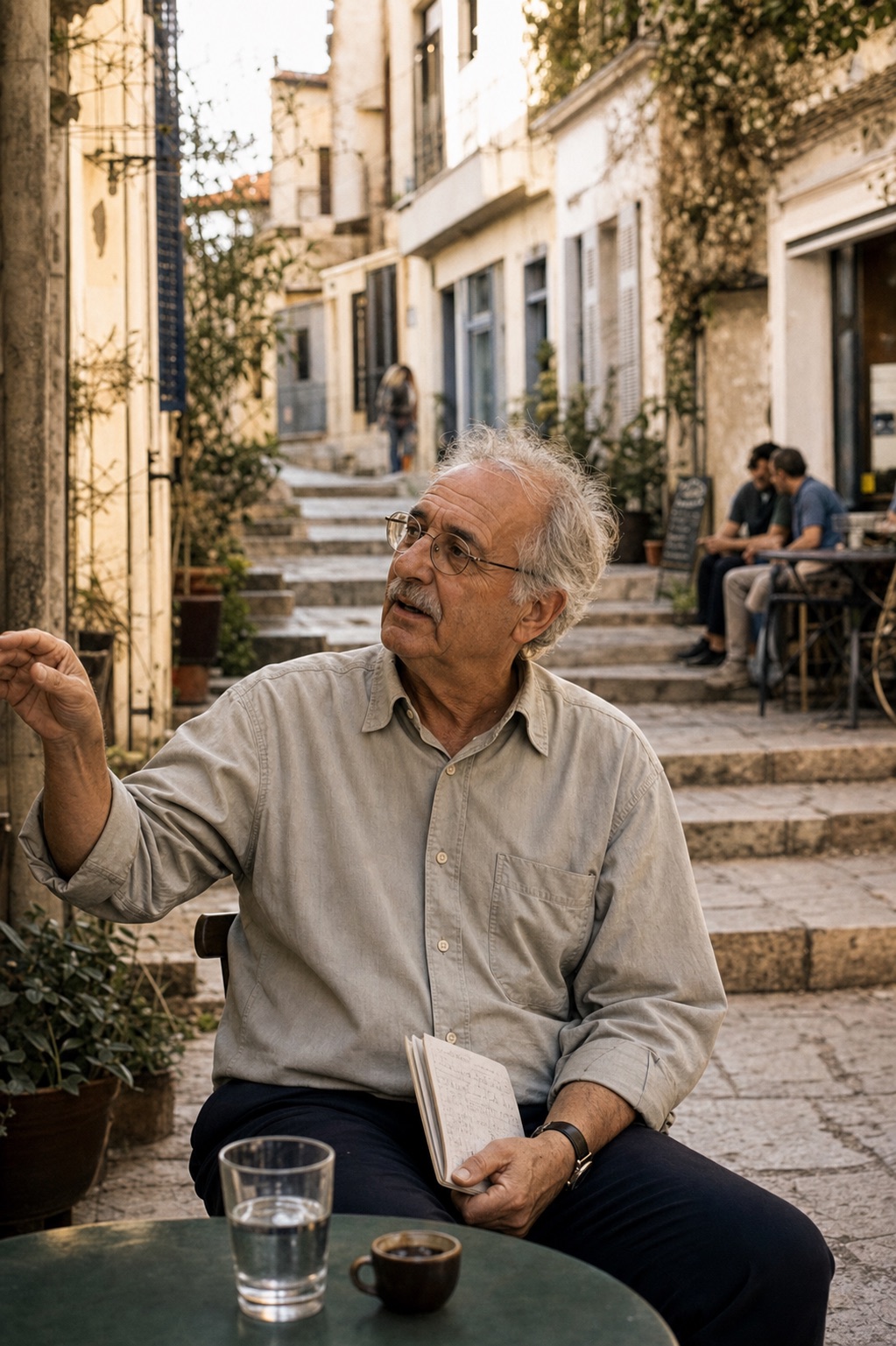 An older local resident in Athens who knows the neighborhood